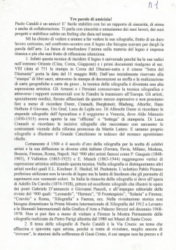 2004 – Tre parole di amicizia