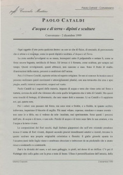 1999 – D’acqua e di terra