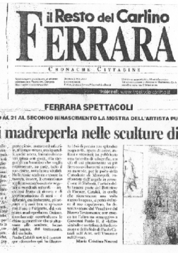 2001 – Il resto del Carlino Ferrara
