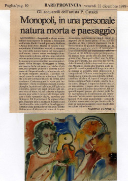 1989 – Bari/Provincia